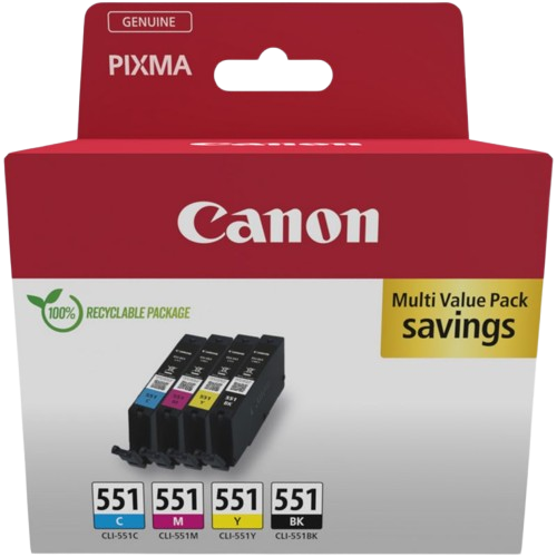 Genuine Canon 551 Multipack