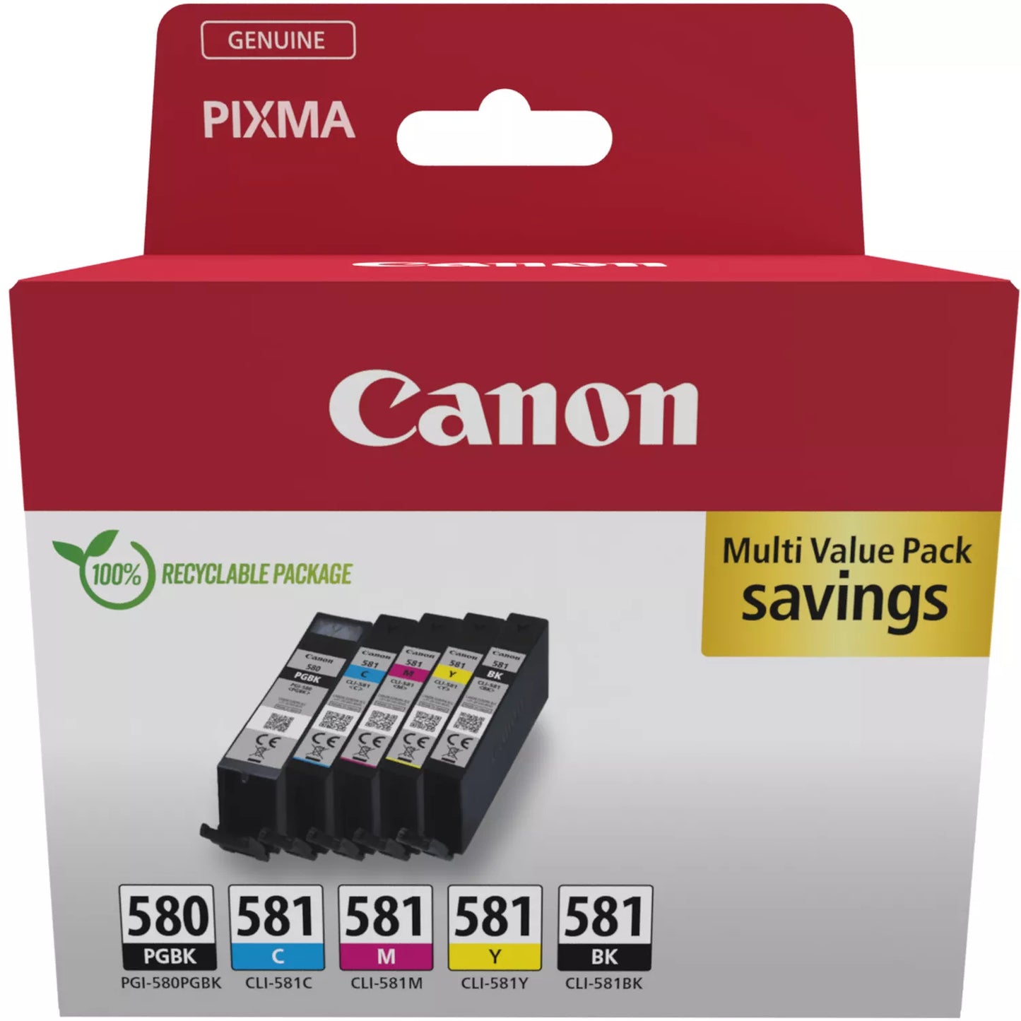 Genuine Canon 580/581