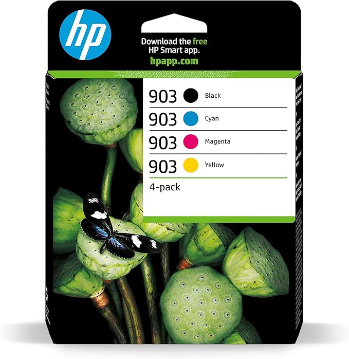 HP 903 4-pack Black/Cyan/Magenta/Yellow Original Ink Cartridges BNIB