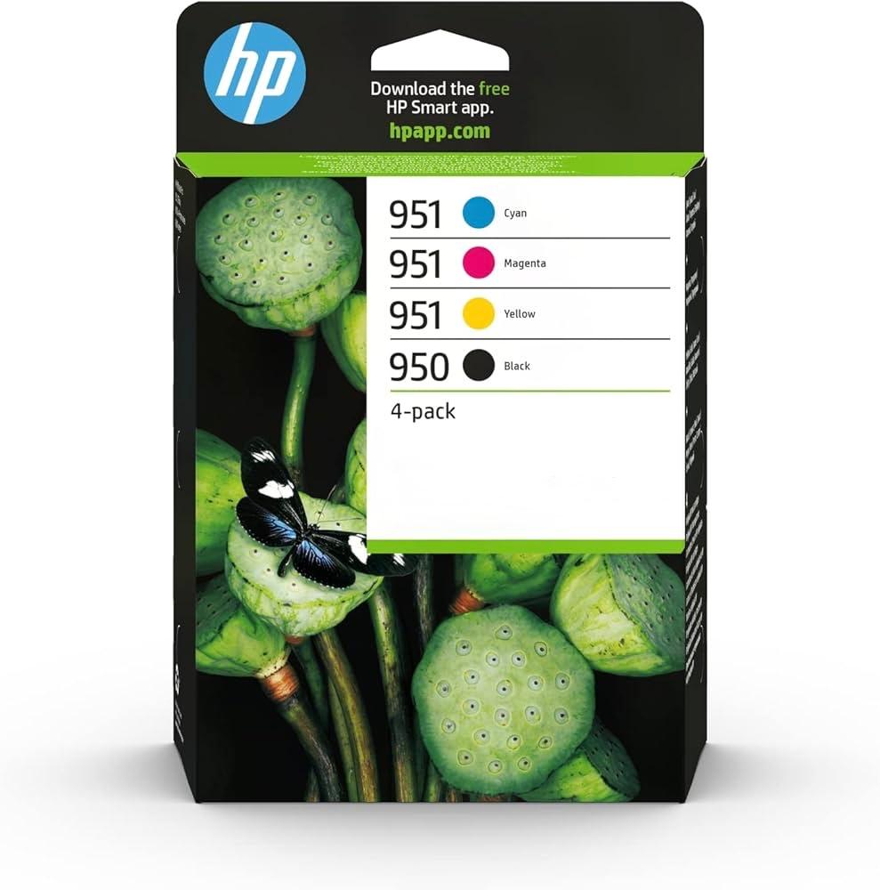 HP 950 Black/951 4-pack Cyan/Magenta/Yellow Original Ink Cartridges