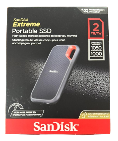 SanDisk Extreme Portable External SSD - Black