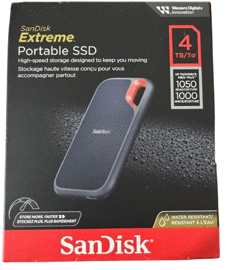 SanDisk Extreme Portable External SSD - Black