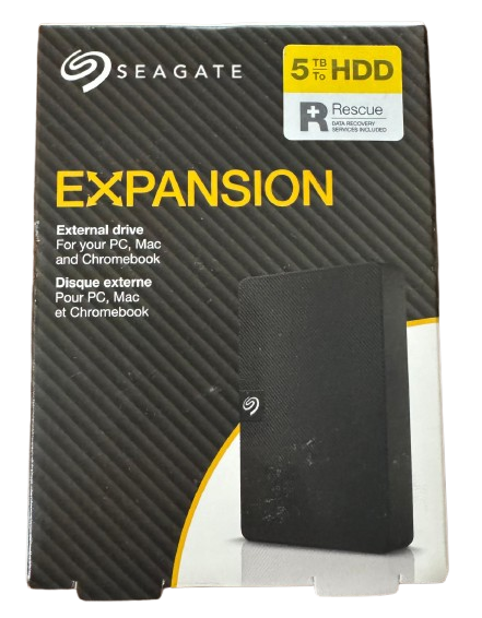 Seagate expansion portable hard drive 5TB