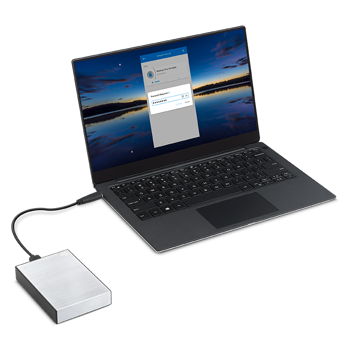 SEAGATE One Touch 4TB External Hard Drive (With Password)