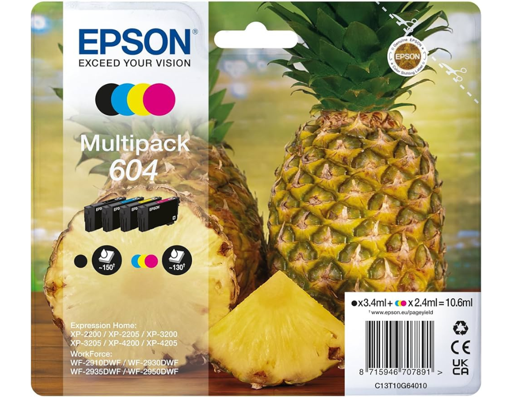 Epson 604 CMYK Ink Cartridge Multipack