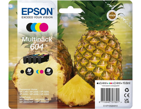 Epson 604 CMYK Ink Cartridge Multipack