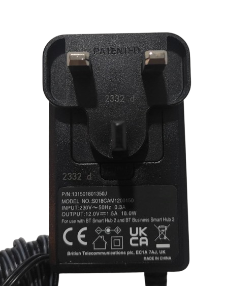 Genuine BT Smart HUB 2 Power Supply