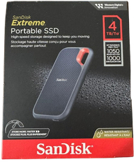 SanDisk Extreme Portable External SSD - Black