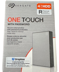 SEAGATE One Touch 4TB External Hard Drive (With Password)
