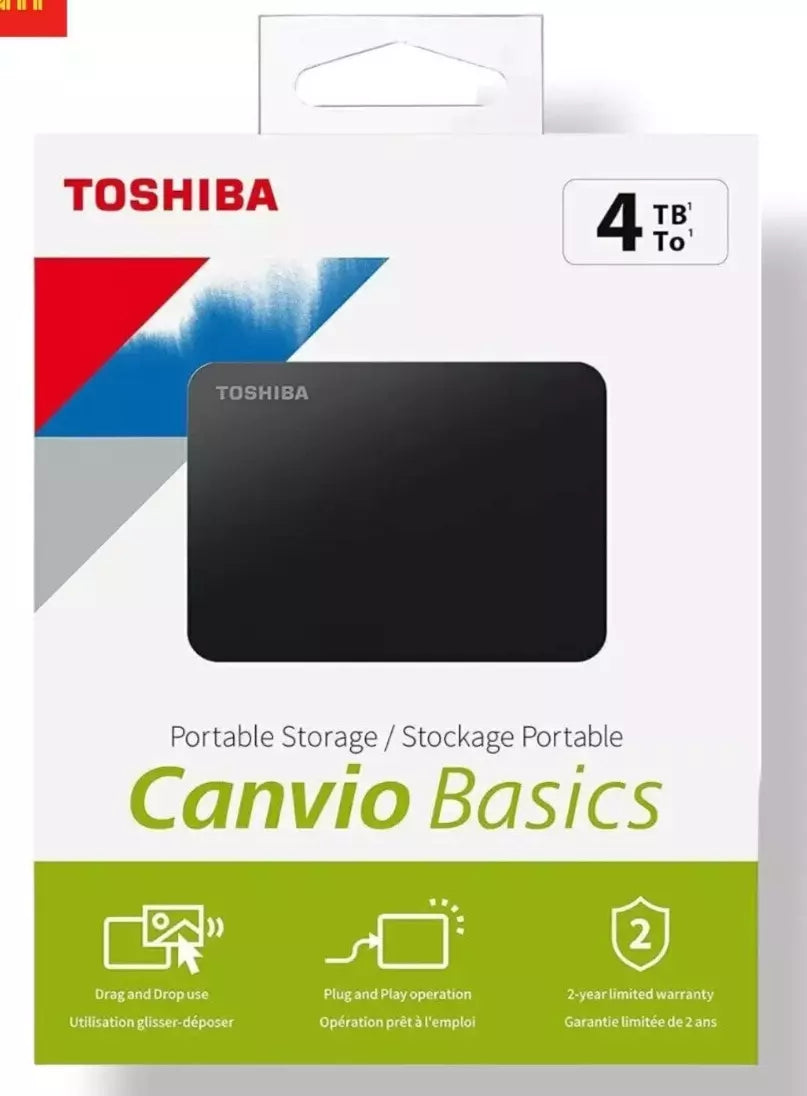 Toshiba Canvio Basics 4TB Portable External Hard Drive